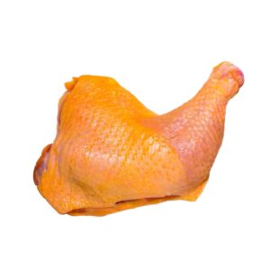 Pierna y muslo de pollo frescas